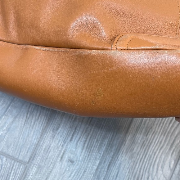 Coldwater Creek Brown Tan Real Leather Purse - Picture 6 of 16